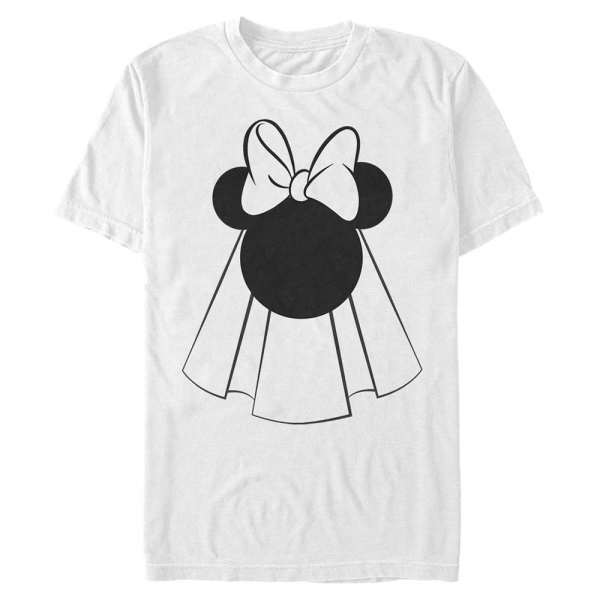 Disney Classics - Mickey Mouse - Minnie Mouse Mouse Bride - Men's T-Shirt - White - Front