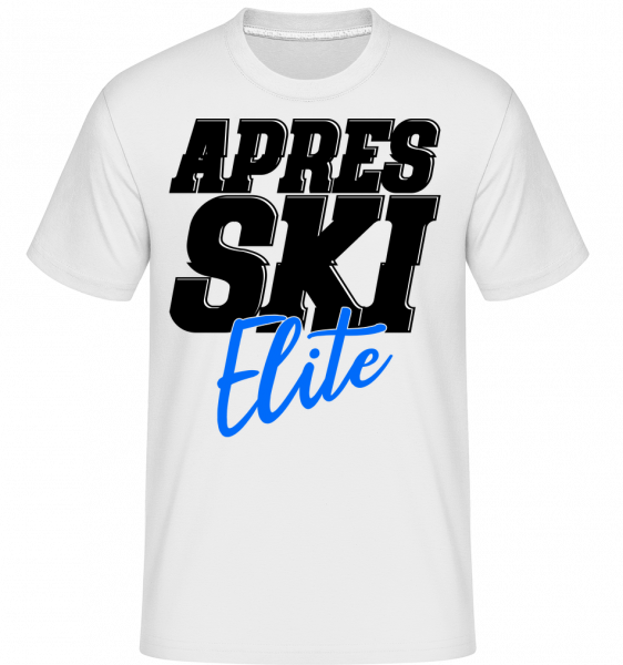 Apres Ski Elite -  Shirtinator Men's T-Shirt - White - Vorn