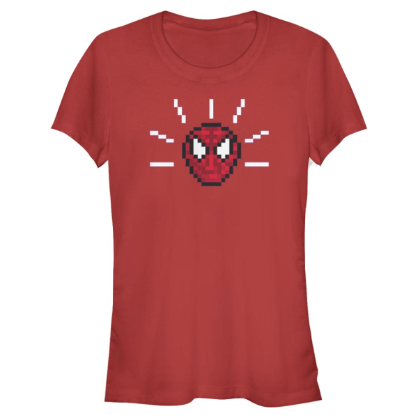 Marvel - Spider-Man - Spider-Man Pixel Spidey Sense - Women's T-Shirt - Red - Front