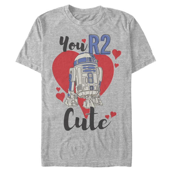 Star Wars - R2-D2 You R2 Cute - Men's T-Shirt - Heather grey - Front