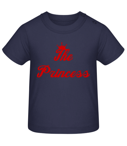 The Princess - Baby T-Shirt - Navy - Front