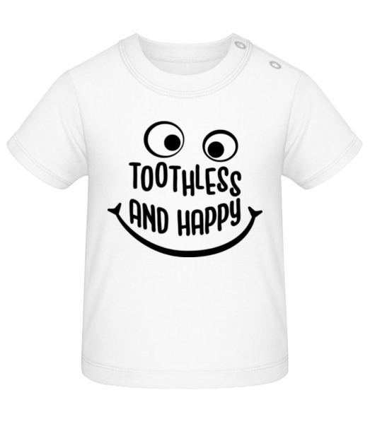 Toothless And Happy - Baby T-Shirt - White - Front