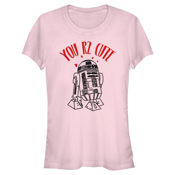 Star Wars - R2-D2 You R2 Cute - Valentine's Day - Women's T-Shirt - Pink - Front