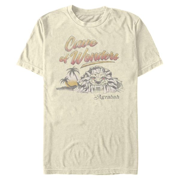 Disney - Aladdin - Cave Of Wonders Cave Of Wonder - Men's T-Shirt - Cream - Front