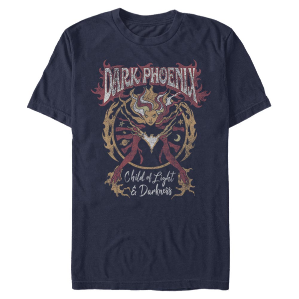 Marvel - X-Men - Dark Phoenix Phoenix Rising - Men's T-Shirt - Navy - Front