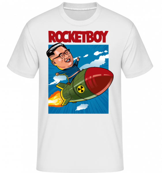 Rocketboy -  Shirtinator Men's T-Shirt - White - Vorn