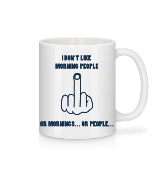 Morning People - Mug - White - Vorn