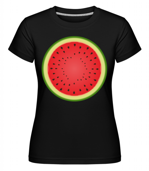 Watermelon -  Shirtinator Women's T-Shirt - Black - Vorn