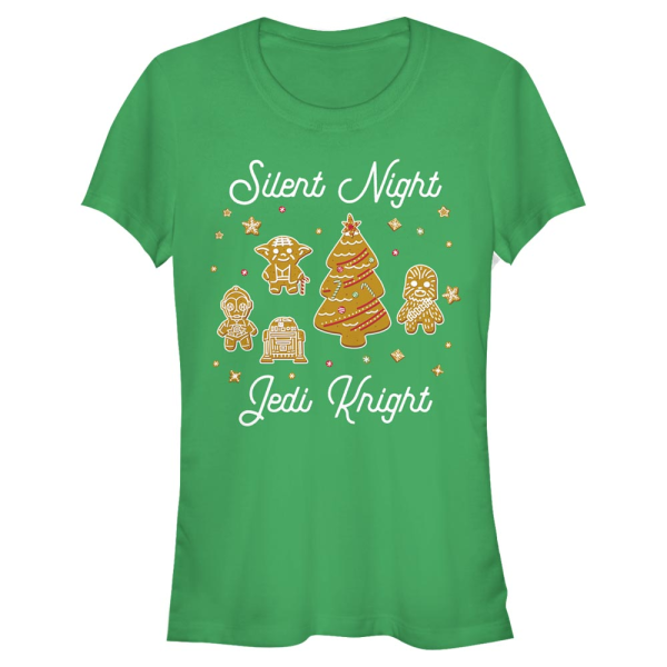 Star Wars - Rebel Jedi Knight Gingerbread - Christmas - Women's T-Shirt - Kelly green - Front