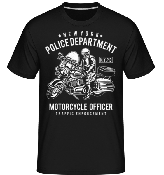 N Y P D -  Shirtinator Men's T-Shirt - Black - Front