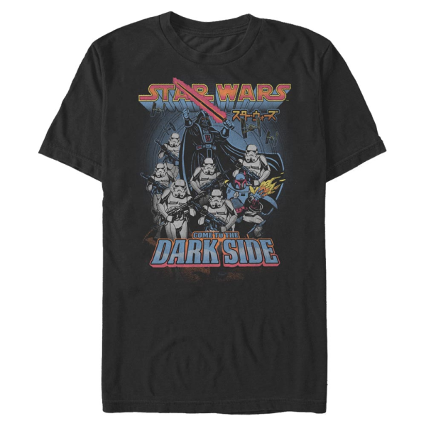 Star Wars - Darth Vader Vader Crew - Men's T-Shirt - Black - Front