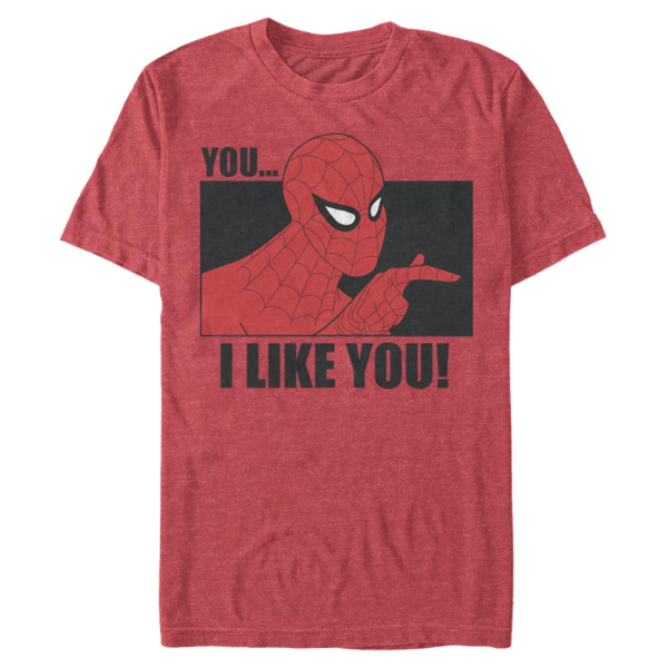 Marvel - Spider-Man - Spider-Man I Like You - Men's T-Shirt - Heather red - Front