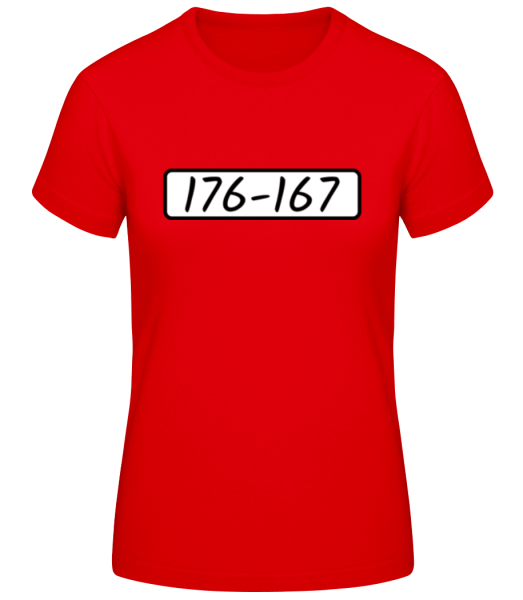 Beagle Boys 176-167 - Women's Basic T-Shirt - Red - Front
