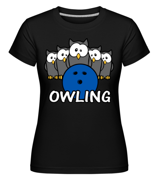 Owling -  Shirtinator Women's T-Shirt - Black - Front