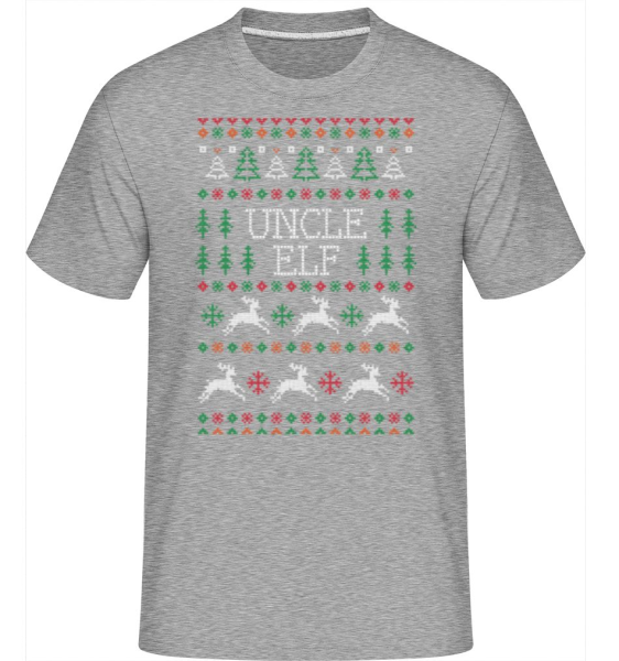 Uncle Elf -  Shirtinator Men's T-Shirt - Heather grey - Front