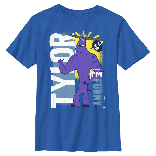 Pixar - Monsters - Tylor Ha Ha Funny - Kids T-Shirt - Royal blue - Front