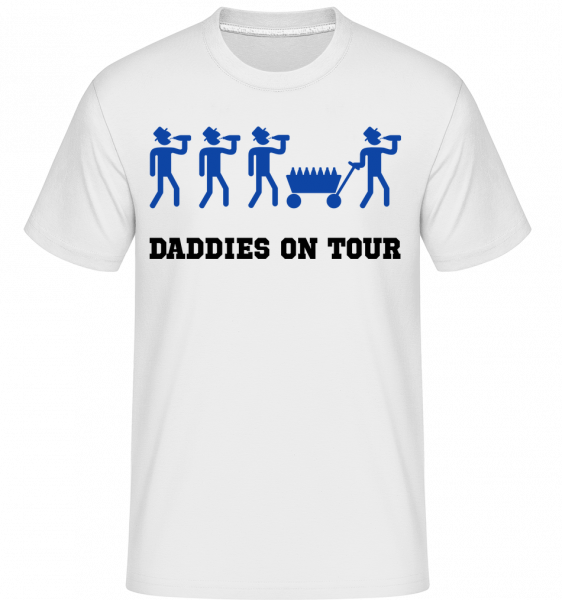 Daddies On Tour -  Shirtinator Men's T-Shirt - White - Vorn