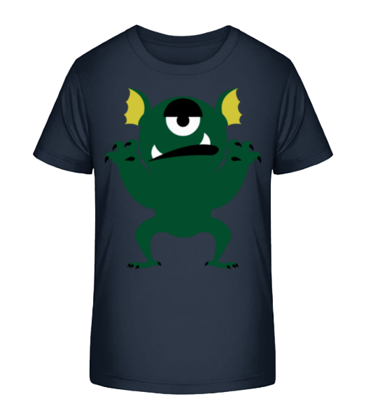 Bored Monster - Kid's Bio T-Shirt Stanley Stella - Navy - Front