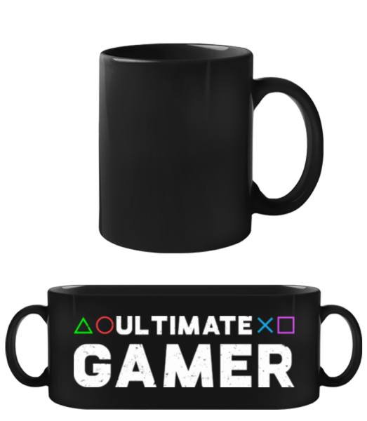Ultimate Gamer - Black Mug - Black - Front