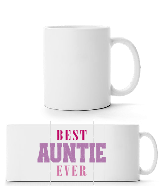 Best Auntie Ever - Panorama Mug - White - Front