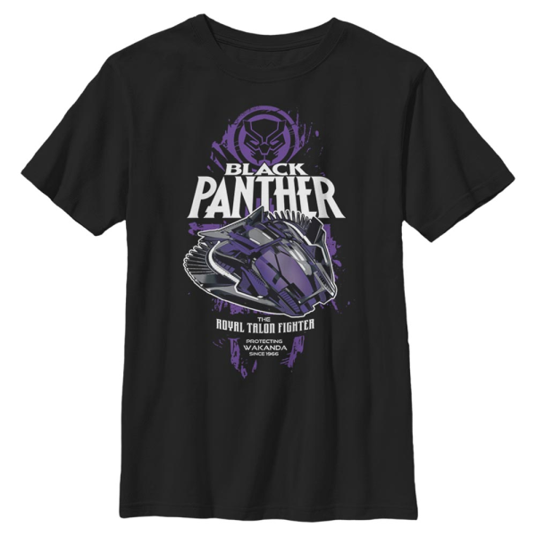 Marvel - Avengers - Black Panther Adval Talon - Kids T-Shirt - Black - Front