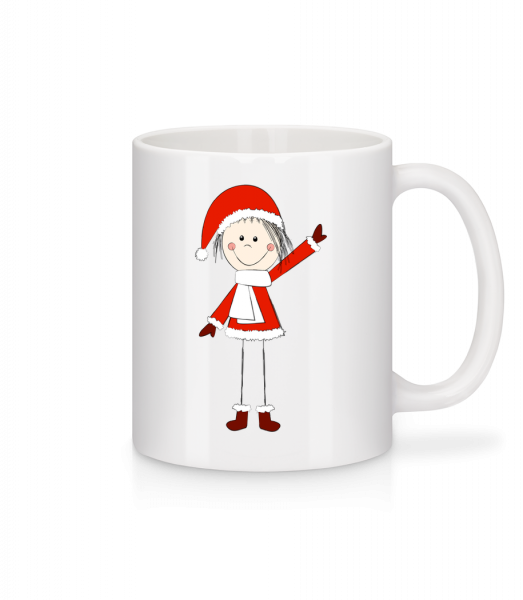 Christmas Girl - Mug - White - Vorn