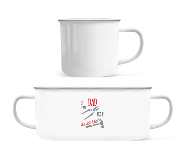 If Das Can't Fix It - Enamel-cup - White - Front