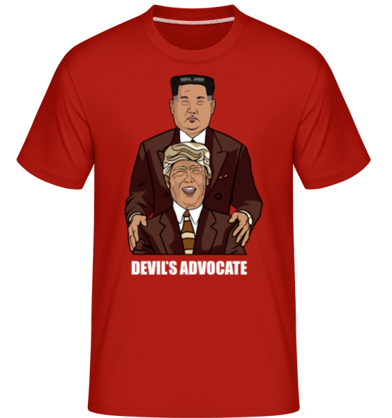 Devils Advocate -  Shirtinator Men's T-Shirt - Red - Front