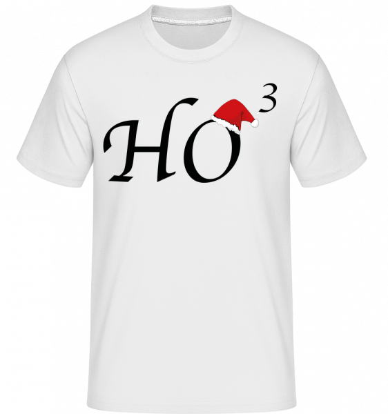 Ho * 3 -  Shirtinator Men's T-Shirt - White - Vorn