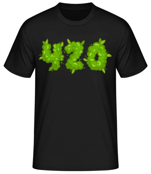 420 Buds - Men's Basic T-Shirt - Black - Front