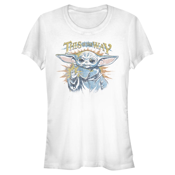 Star Wars - The Mandalorian - The Child Force Hands - Women's T-Shirt - White - Front