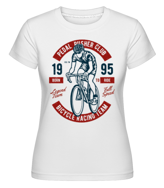 Bicycle Racing Team -  Shirtinator Women's T-Shirt - White - Front