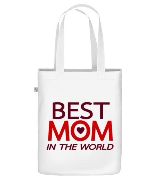 Best Mom In The World - Organic tote bag - White - Front