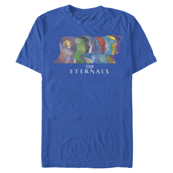 Marvel - Eternals - Group Shot Silhouette Heads - Men's T-Shirt - Royal blue - Front