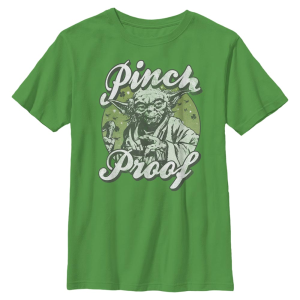 Star Wars - Yoda Pinch Proof - Kids T-Shirt - Kelly green - Front