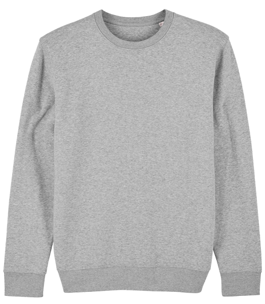 Unisex organic Sweatshirt Stanley Stella - Heather grey - Front