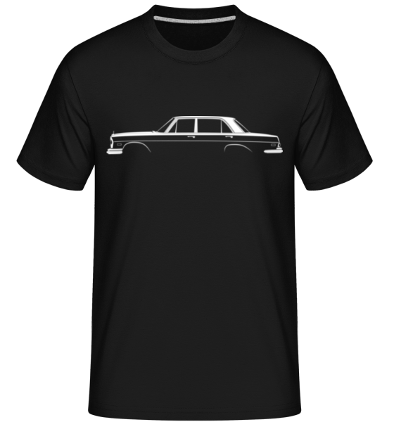 'Mercedes 300 SEL 6.3 W109' Silhouette -  Shirtinator Men's T-Shirt - Black - Front