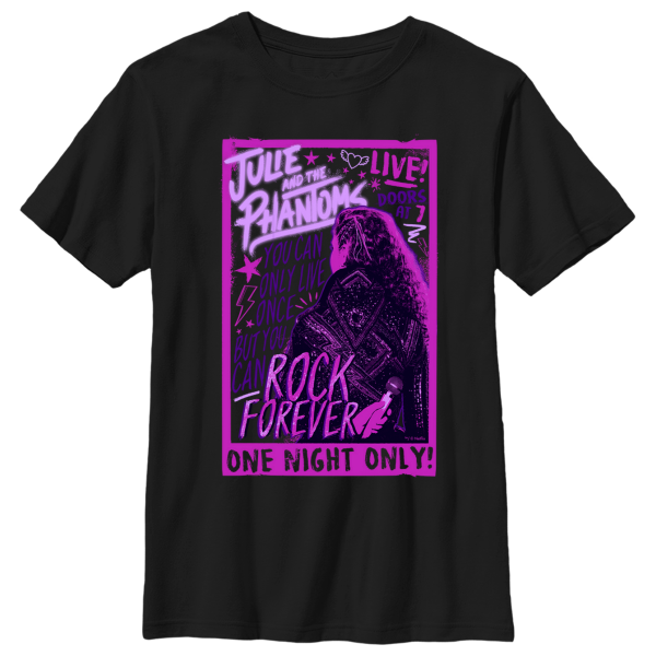 Netflix - Julie And The Phantoms - Julie Live Concert - Kids T-Shirt - Black - Front