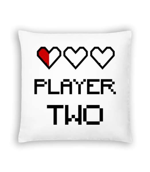 Player Two - Cushion - White - Front