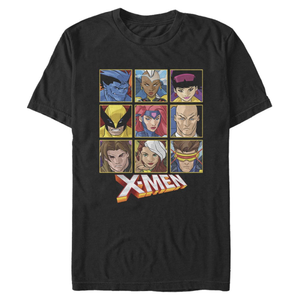 Marvel - X-Men - Group Shot Xmen Core Box Up - Men's T-Shirt - Black - Front