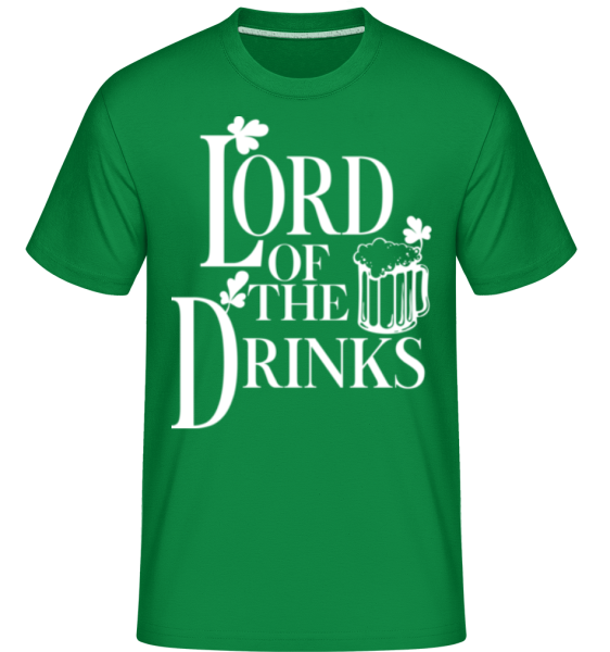 Lord Of The Drinks -  Shirtinator Men's T-Shirt - Kelly green - Front