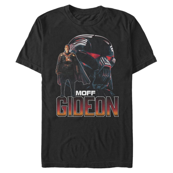 Star Wars - The Mandalorian - Moff Gideon MandoMon Epi7 - Men's T-Shirt - Black - Front