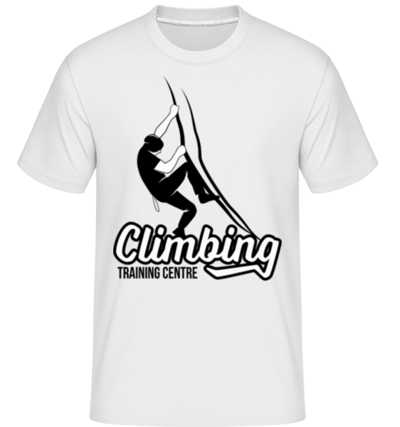 Climbing Training Centre -  Shirtinator Men's T-Shirt - White - Front
