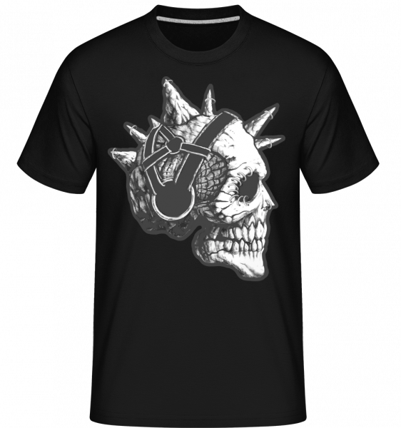 Punk Skull -  Shirtinator Men's T-Shirt - Black - Vorn