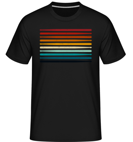 Drumsticks -  Shirtinator Men's T-Shirt - Black - Front