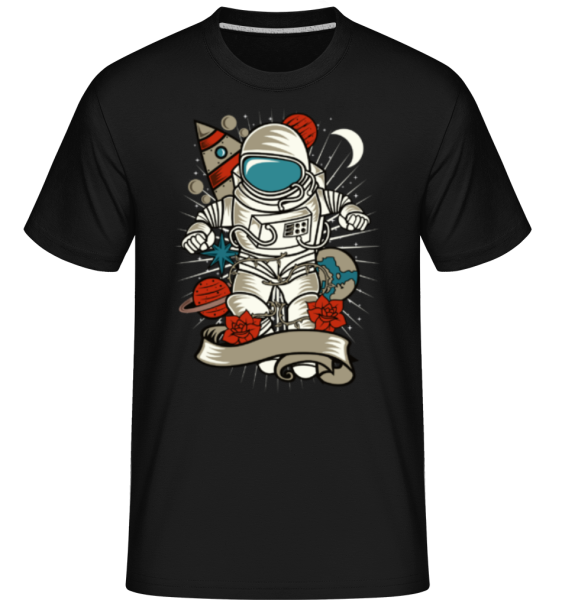 Astronaut 1 -  Shirtinator Men's T-Shirt - Black - Front