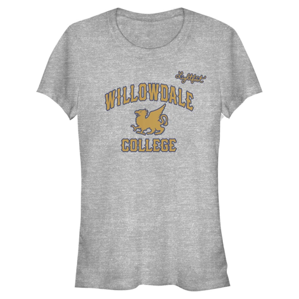 Pixar - Onward - Logo Willowdale College - Women's T-Shirt - Heather grey - Front