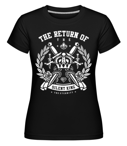 Crown -  Shirtinator Women's T-Shirt - Black - Front