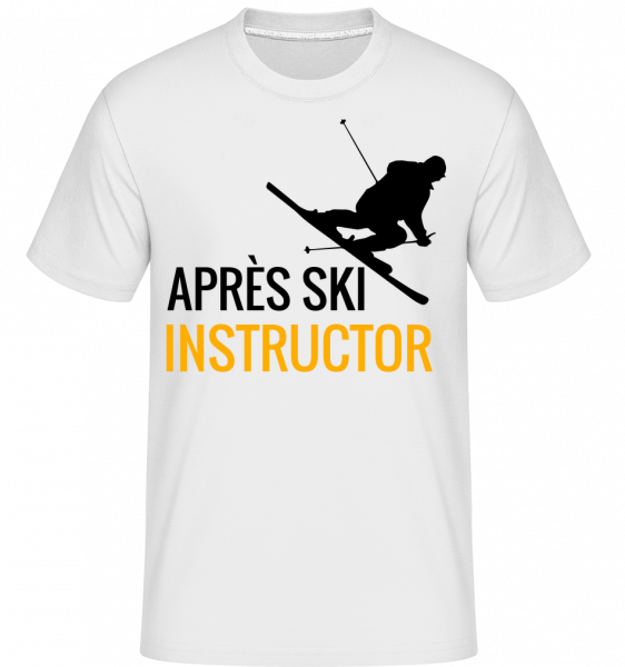 Après Ski Instructor -  Shirtinator Men's T-Shirt - White - Vorn