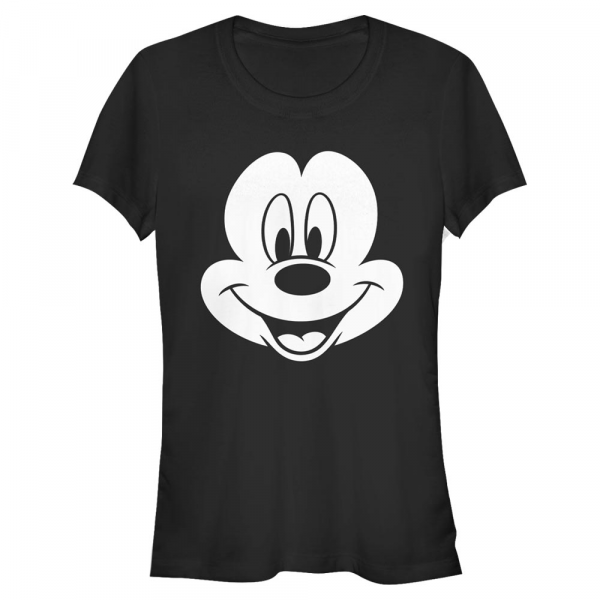 Disney - Mickey Mouse - Mickey Mouse Big Face Mickey - Women's T-Shirt - Black - Front
